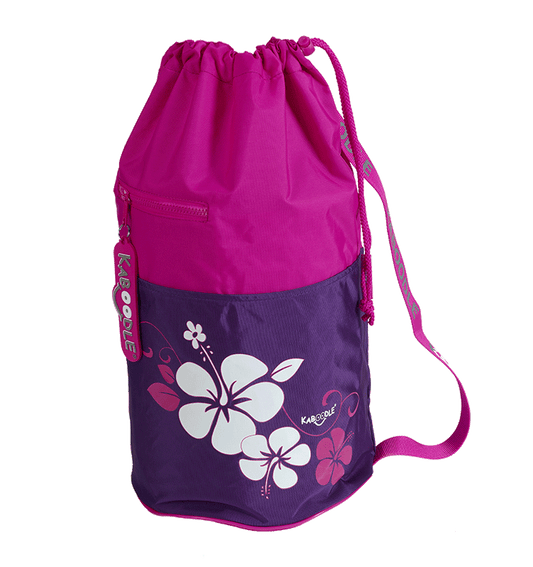 Swim Bag - Pink Hibiscus