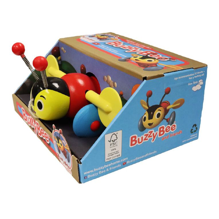 Buzzy Bee Wooden Pull Along Toy