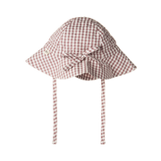 Gingham Sunhat - Twilight Check