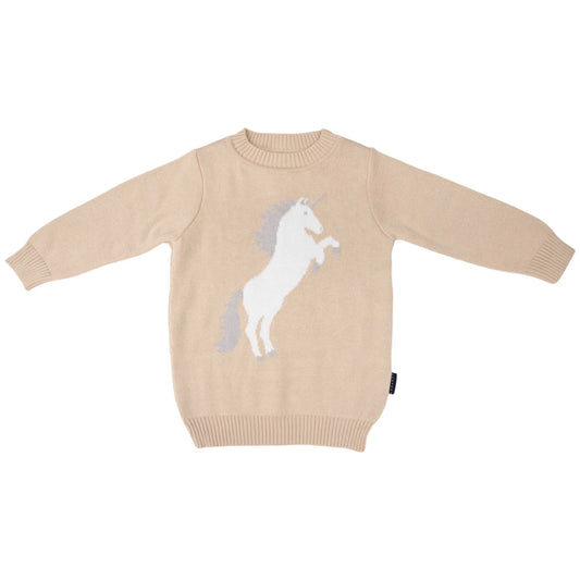 Unicorn Knit Sweater- Ivory