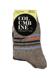 Cotton Crew Socks 3Pk - Skate