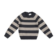 Charles Knitted Jumper -Ink Stripe