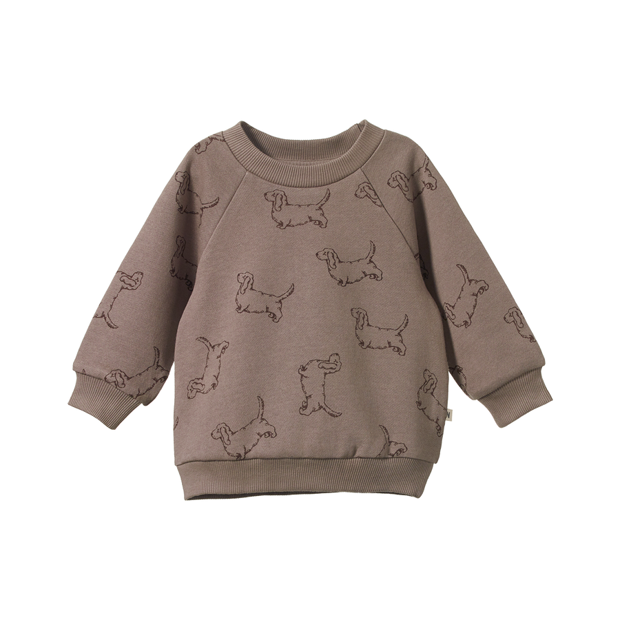 Emerson Sweater - Happy Hounds Print