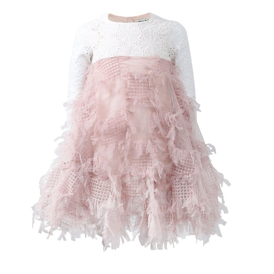 Vine Rose Dusty Pink Party Dress