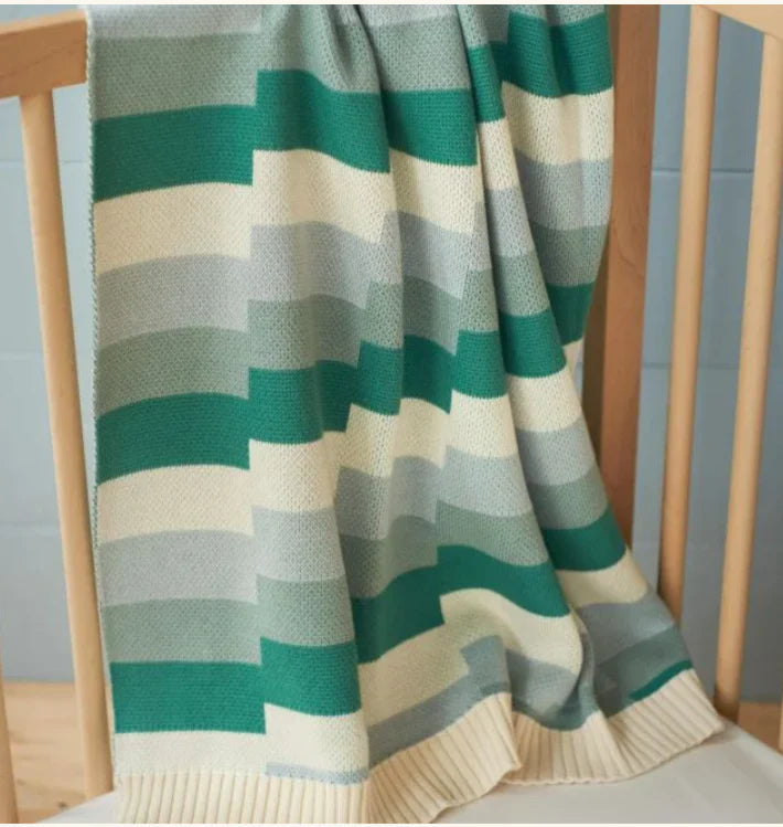 Zig Zag Knit Blanket