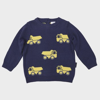 Truck Sweater - Navy