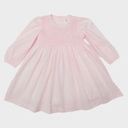 Tone on Tone Smocked Dress - Pink