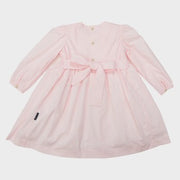 Tone on Tone Smocked Dress - Pink