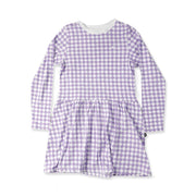 Monday Dress - Purple Check