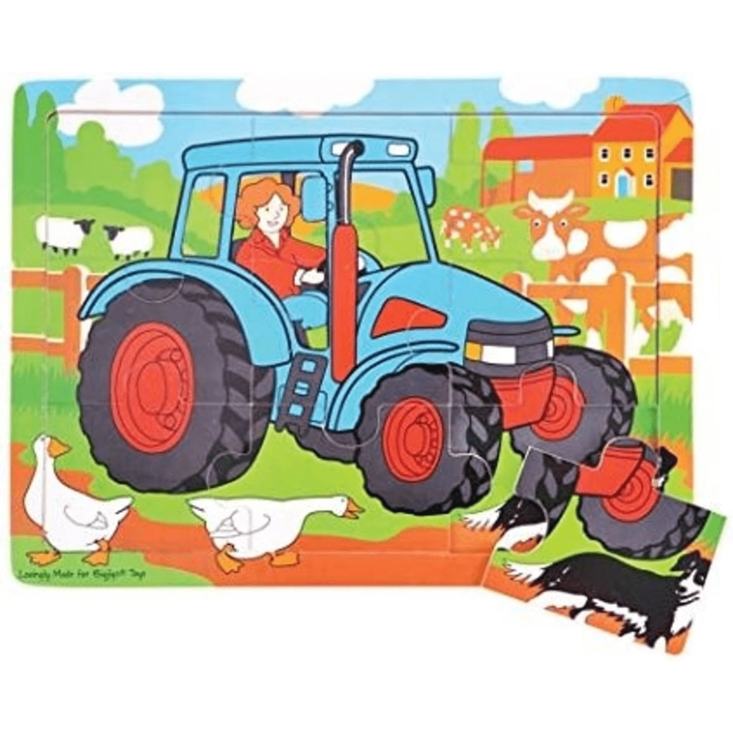 Tractor 9 Piece Puzzle