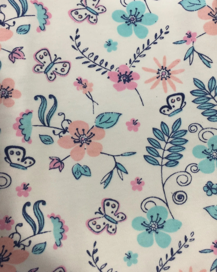 Convertible Sleepsuit - Bloomy Bliss Print