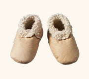 Lambskin Booties-Cream