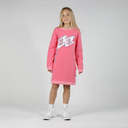 Band Dress L/S - Watermelon