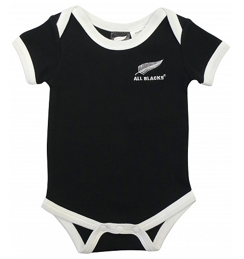 All Blacks Bodysuit with Chest Embroidery