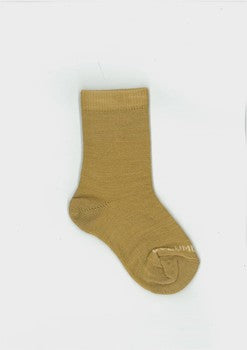 Merino Crew Socks - Caramel