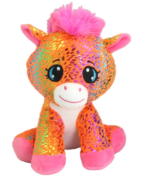 Sparkles Giraffe - Pink or Orange 20cm