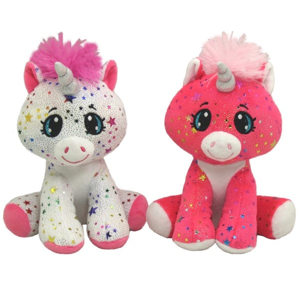 Sparkles Unicorn - Pink or White 20cm