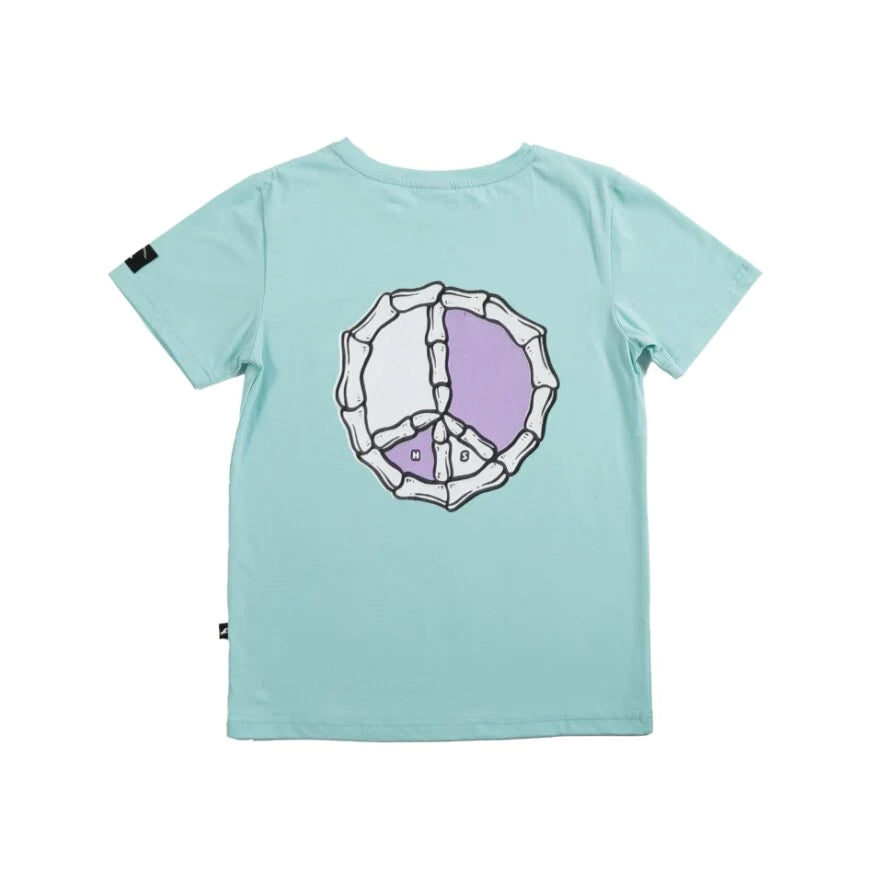 Peace Short Sleeve Tee - Mint