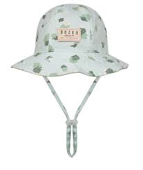 Baby Reversible Sun Hat - Green Toned Camo Print