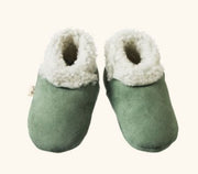 Lambskin Booties - Lily Pad