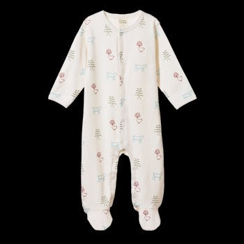 Cotton Stretch & Grow - Nature Baby Print