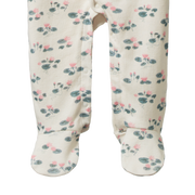 Footed Rompers - Waterlilies Print