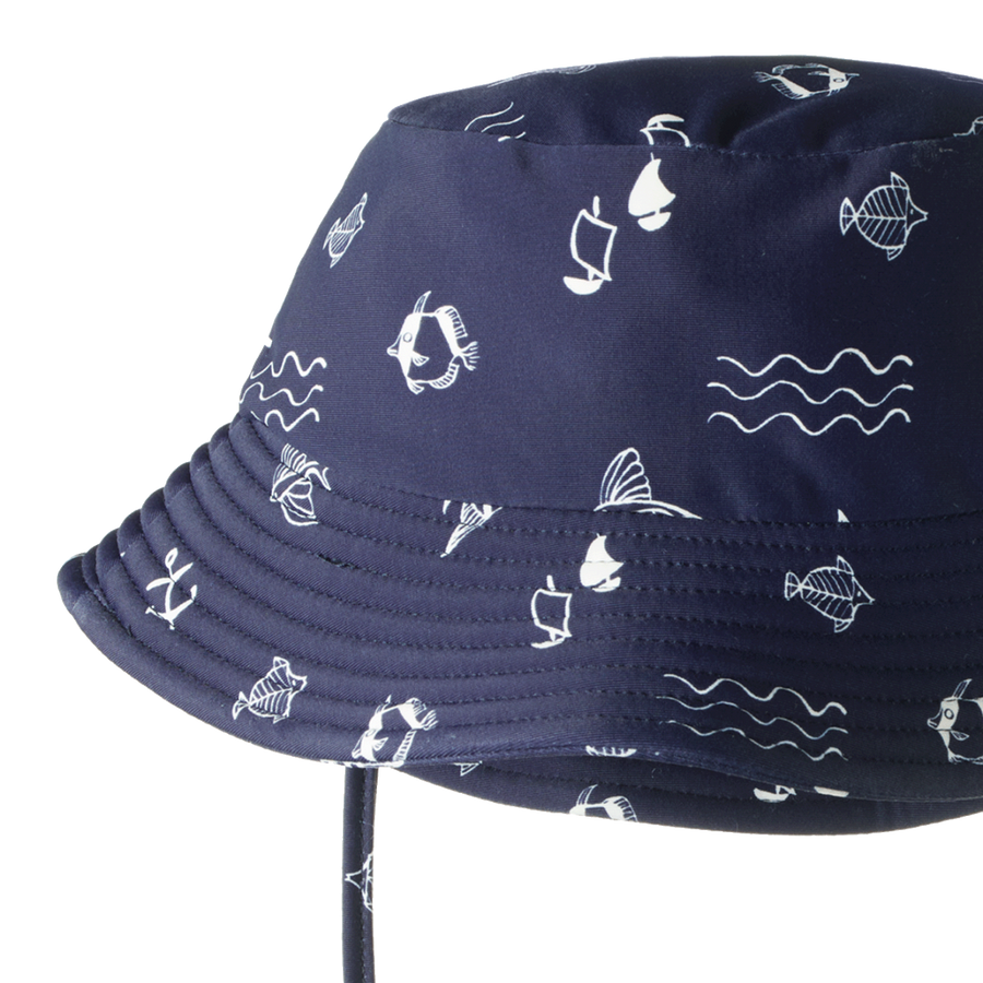 Splash Sunhat - Alantic Navy Print