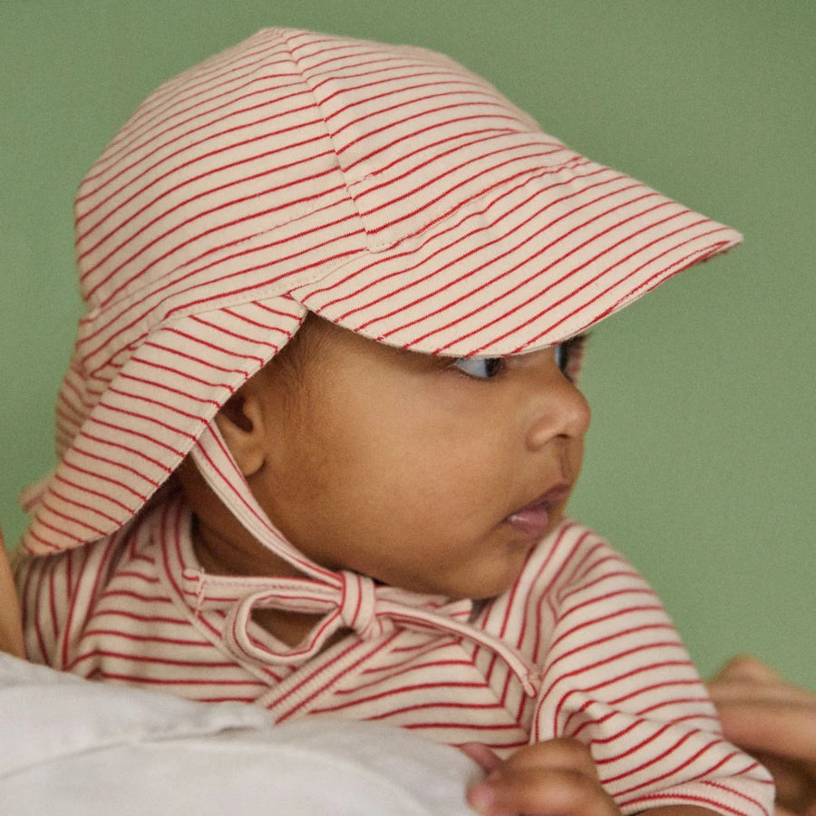 Dash Sunhat - Red Pinstripe