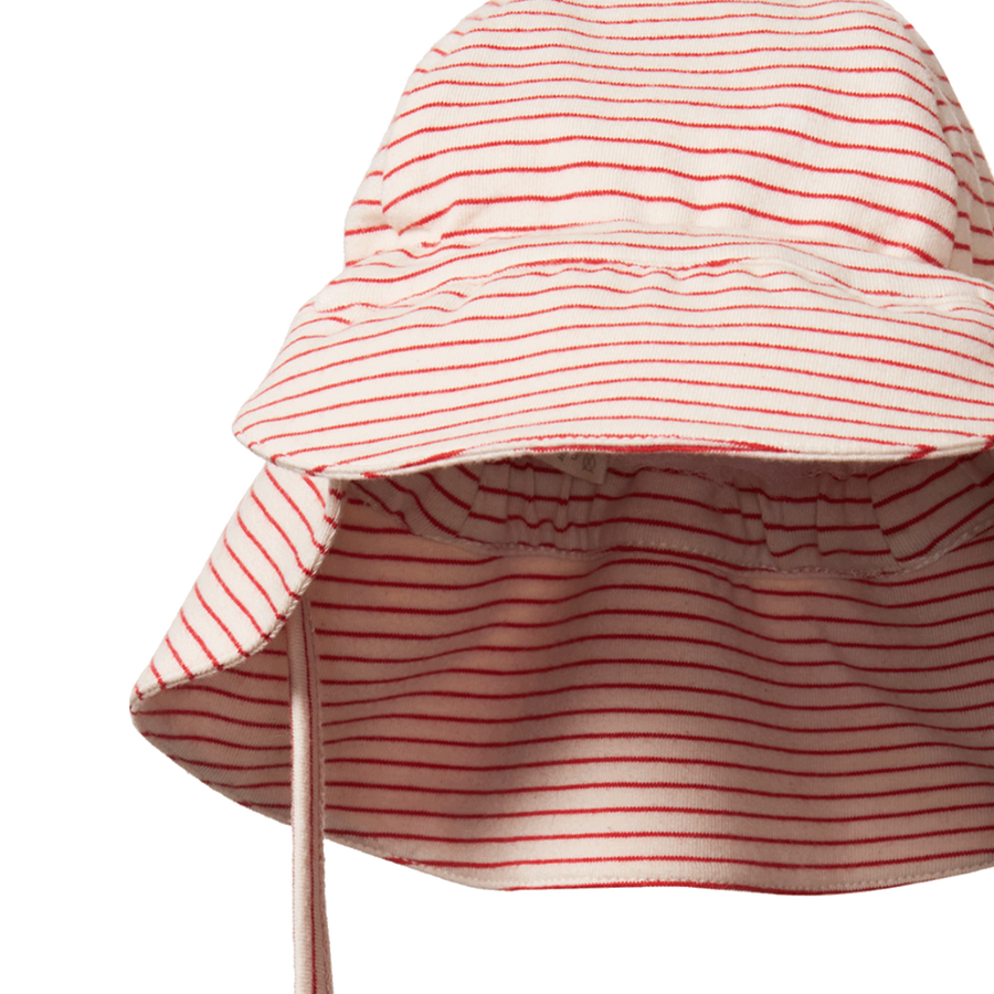 Dash Sunhat - Red Pinstripe