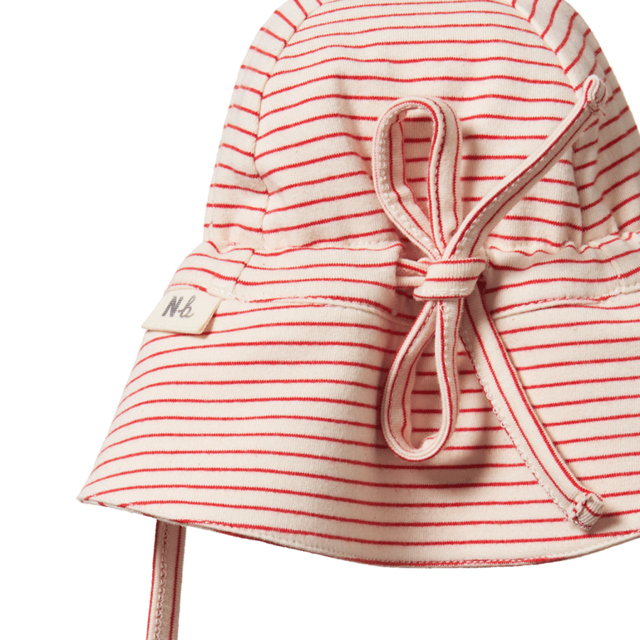 Dash Sunhat - Red Pinstripe