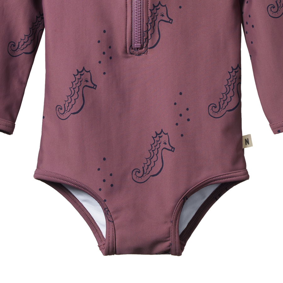 One Piece Bathing Suit - Neptune Print