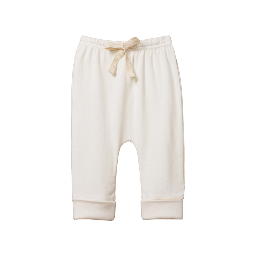 Cotton Drawstring Pants - Natural