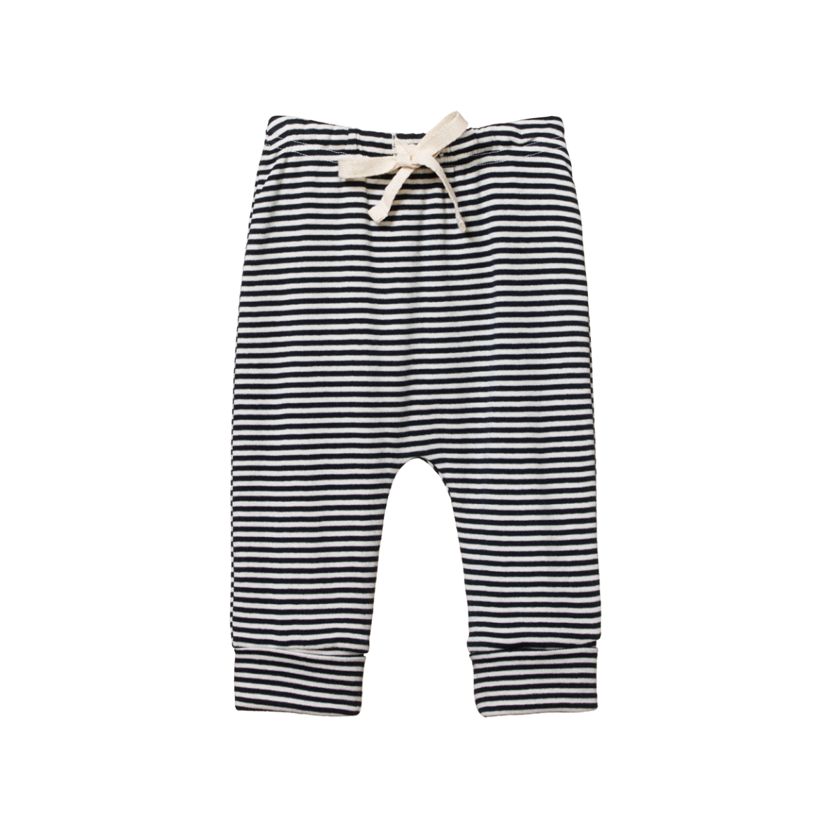 Drawstring Pant - Navy Stripe