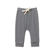 Drawstring Pant - Navy Stripe