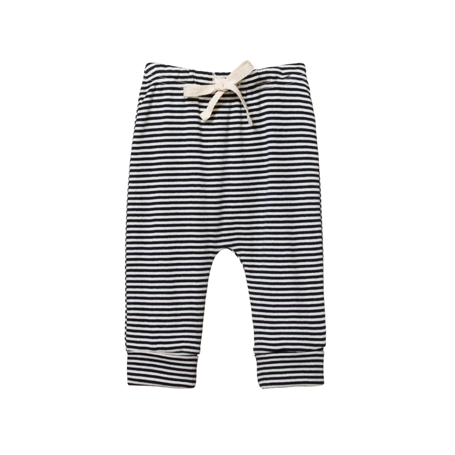 Drawstring Pant - Navy Stripe