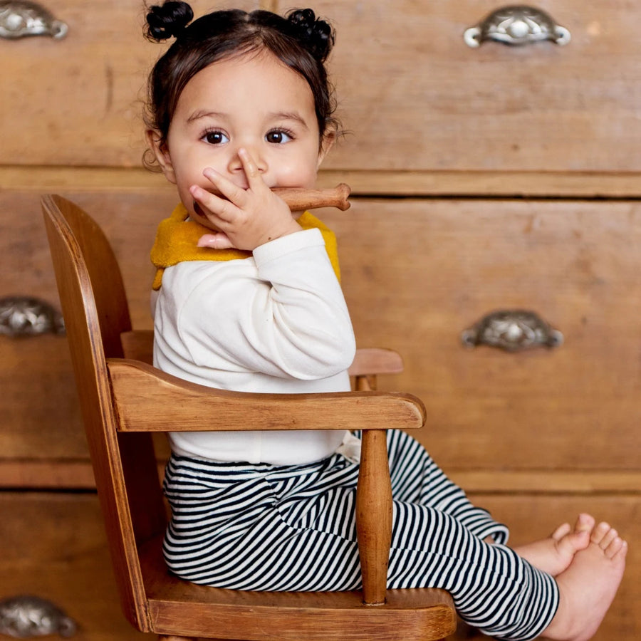 Drawstring Pant - Navy Stripe