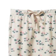 Footed Rompers - Waterlilies Print