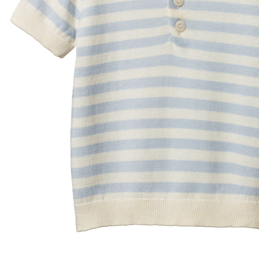 Stevie Polo - Celestial Blue Sea Stripe