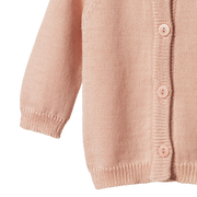 Merino Knit Cardigan - Rose Dust