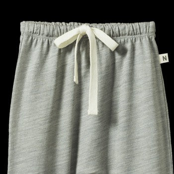 Merino Drawstring Pants - Grey Marl