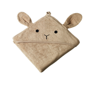 Bunny Hooded Towel-Nougat