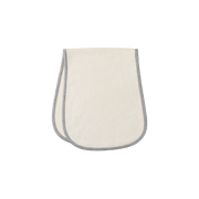 Burp Cloth 2 Pack - Natural/Grey Marl