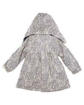 Tiger Stripes Raincoat - Grey