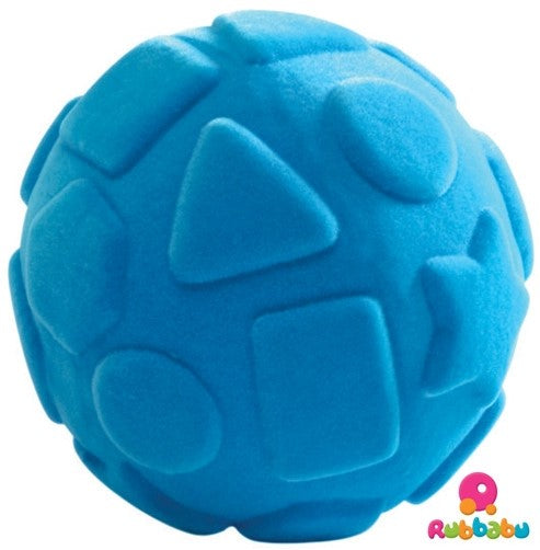 Rubbabu Sensory Shapes Ball - Blue