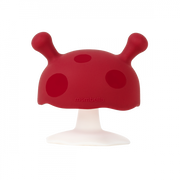 Mushroom Soothing Teether- Chimney Red