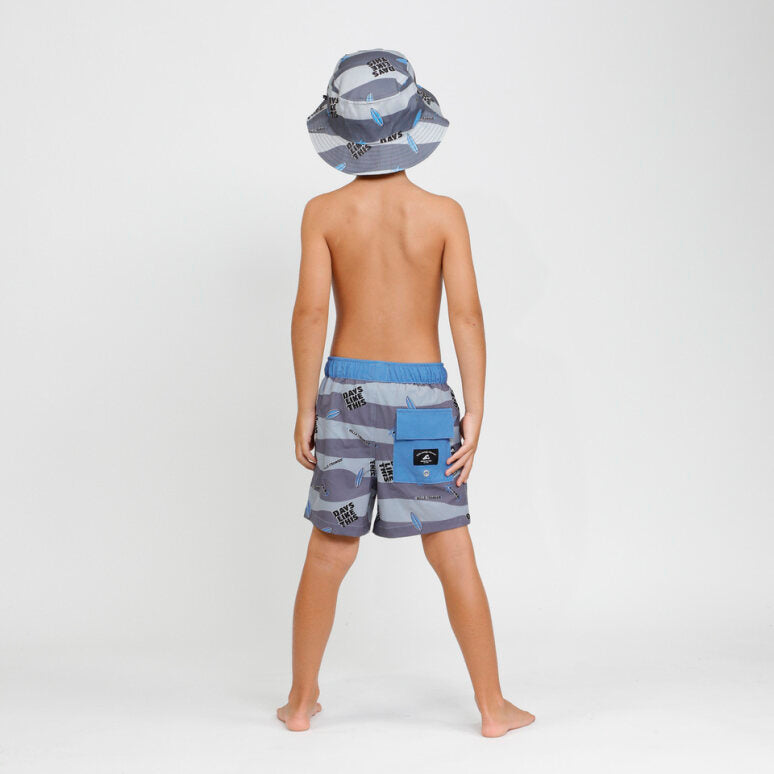 Days like this Long Board Short - Black/Grey