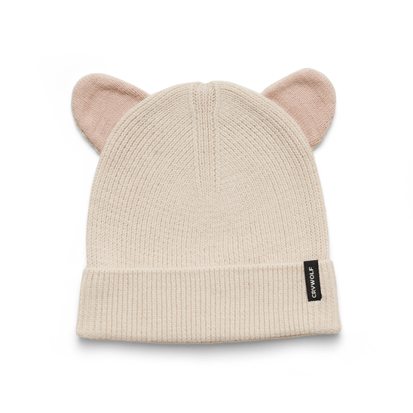 Wolf Ears Beanie - Off White