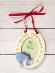 My First Christmas Hanging Photo Frame - Eeyore or Pooh Bear